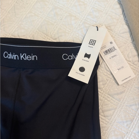 Calvin Klein Black Leggings Essential Bottoms - Picture 2 of 2